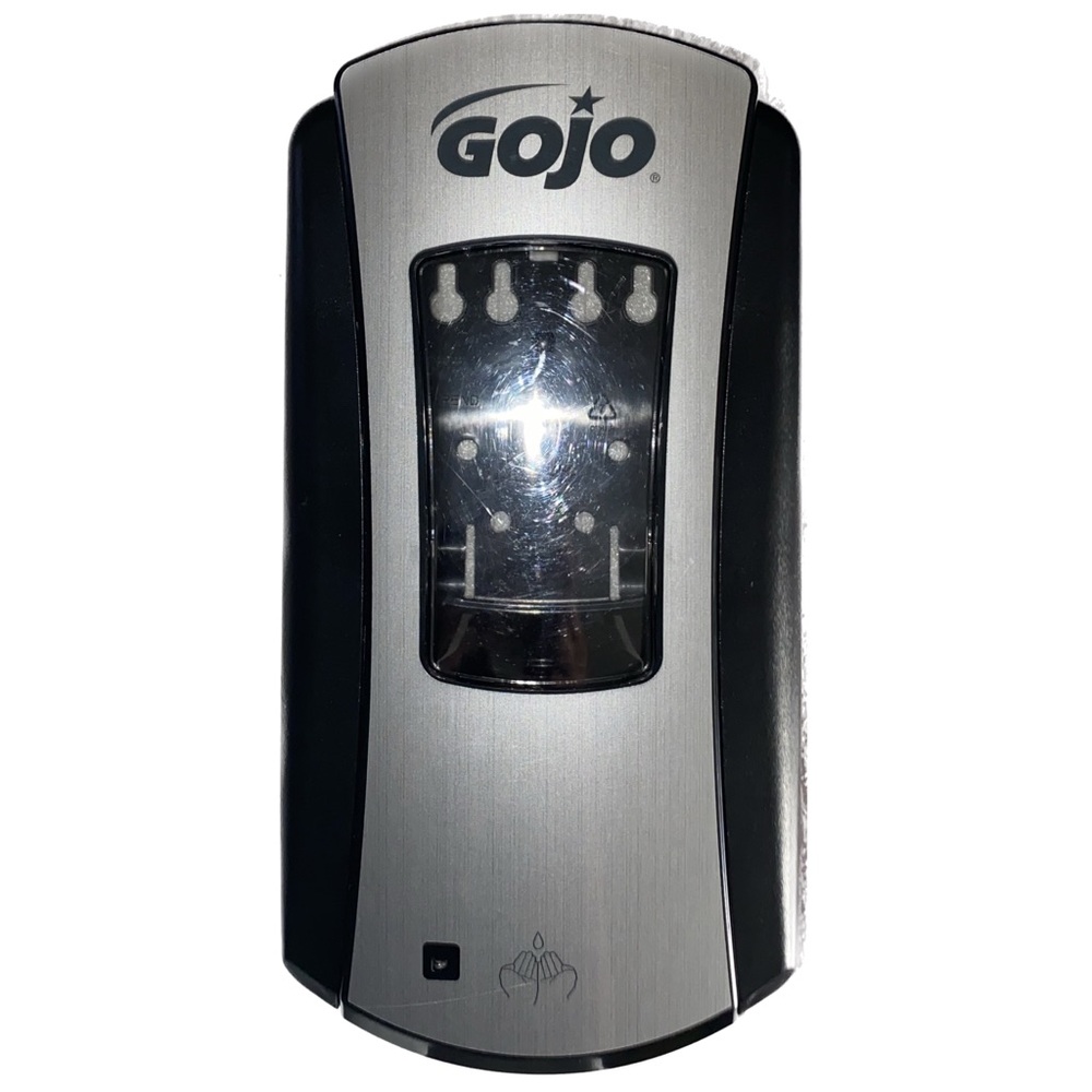 GOJO LTX-12 Touch-Free Foam Hand Soap Dispenser, Chrome/Black, 1200 mL